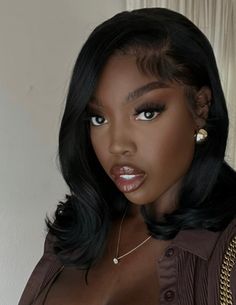 Strap included for secure fit - wig arrives in its natural color and is available in various textures. Bob Hairstyle Natural Hair, Short Curled Wig, 18inch Wig, 10inch Bob Wig, Teenage Makeup, Head And Shoulders Shampoo, 2024 Hairstyles, Lace Front Bob, Wig Ideas