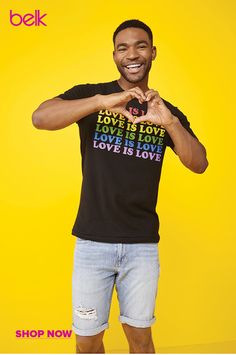 Stock up on gender-neutral pride tees that make a statement. Pride Tees, Gender Neutral