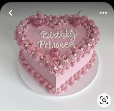 Shaped Birthday Cake, 17 Doğum Günü, Bolo Vintage, Sweet 16 Birthday Cake, Heart Cakes