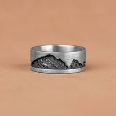 Oxidized Silver Travel Band Ring, Unique Silver Wedding Band RingS, Handmade Wedding Jewelry, Gift For Sister, Boyfriend Gift Wedding Rings   Made of 925 silver and handcrafted by hand, this ring is not only an accessory piece that complements your daily elegance, but also has details that will reflect your character and style. It is also a great gift to give to your loved ones on their special days. At SavisSilver, we always give importance to the satisfaction of our customers, we recommend you Handmade Round Promise Ring, Minimalist Etched Jewelry For Anniversary, Wedding Band With Engraving Option, Handmade Silver Bands For Wedding, Adjustable Etched Wedding Bands, Wedding Bands With Etched Detail And Adjustable Fit, Wedding Adjustable Etched Bands, Handmade Silver Promise Ring, Adjustable Engraved Wedding Rings