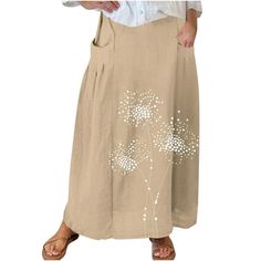 These NiSHUIHAN long maxi skirts for women has super soft fabric could easily make you feel cool and comfortable. Whether you like floor skirts, high-waisted women's long skirts or traditional long flowing skirts, this long skirt can meet your needs. This maxi Skirts for Women Ankle Length Skirt is versatile. The high waist skirt can be easily folded down. If you want ankle length, you can wear it higher or pull it up to better cover your abdomen.Feel free to wear this skirt whenever you feel li Non-stretch Maxi Skirt For Spring, Non-stretch Maxi Length Spring Skirt, Spring Non-stretch Maxi Skirt, Casual Flowy Ankle-length Skirt, Casual Ankle-length Flowy Skirt, Casual Flowy Ankle-length Maxi Skirt, Casual Ankle-length Flowy Maxi Skirt, Casual Ankle-length Lined Skirt, Spring Casual Ankle-length Maxi Skirt