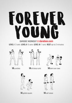 the poster shows how to do an exercise