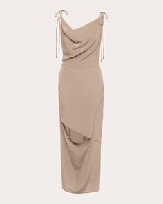 Basic Dresses, Alice Dress, Popular Dresses, Silk Maxi, Silk Maxi Dress, Basic Dress, Silk Slip, Cowl Neckline, Xl Dress