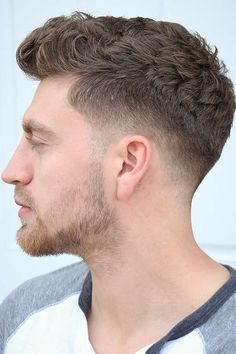 Short Wavy Haircuts Men, Taper Fade Wavy Hair, Soccer Haircuts, Crew Cut Haircut, Ivy League Haircut, Men Fade Haircut Short, Short Fade Haircut, Mens Haircuts Short Hair, Boys Haircut