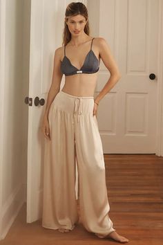 By Anthropologie Basque-Waist Pajama Pants | Anthropologie Pleated Pj Pants, Ethical Pajamas, Basque Waist, Anthropologie Uk, Pyjama Bottoms, Loungewear Sets, Sleepwear & Loungewear, Anthropology, Fashion Essentials