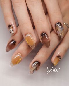 Great looking nails Shattered Glass, Marble Nails, Minimalist Nails, Nail It, Dream Nails, Manicure E Pedicure, Nail Polishes