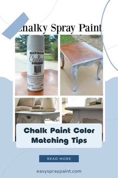 chalk paint color matching tips for furniture