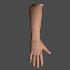 a hand with an extended arm is shown in this image, it appears to be holding something