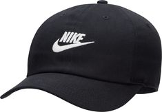 Fit & Design: Swoosh branded metal tri-glide lets you adjust your fit with ease Organic cotton Twill fabric is lightweight and smooth Curved brim helps keep the sun out of their eyes Embroidered Futura logo shows their love for Nike Mid-depth, 6-panel design makes for easy styling Additional Details: Machine washable Imported Nike Mid, Nike Web, Nike Accessories, Sneaker Release, Club Kids, Youth Sports, Nike Kids, Athletic Apparel, Twill Fabric