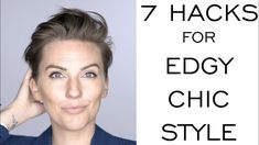 Minimal Chic Style Outfits Edgy, Emily Wheatley Hair, Edgy Elegance Aesthetic, Edgy Chic Minimalist Style, Emily Wheatley Edgy Chic, Minimal Edgy Style, Minimalist Edgy Style, Edgy Office Outfit, Emily Wheatley