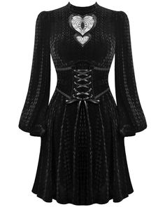 #ad Top Rated Dark In Love Gothic Witch Dress Black Velvet Heart Cutout Cincher Corset Waist, Fashion Dress Gothic Lantern, Steampunk Wedding Dress, Gothic Prom Dress, Black Flare Dress, Hooded Sweater Dress, Cincher Corset, Dark In Love, Steampunk Dress, Chiffon Lace Dress