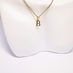 A beautiful gold vermeil diamond cut chain necklace, set with a pretty gold vermeil initial B pendant. Secured with a bolt clasp closure. A pretty piece, perfect for a loved one and for everyday wear. Also available in sterling silver Gold Initial Pendant Name Necklace With Cable Chain, Gold Name Necklace With Initial Pendant On Cable Chain, Gold Initial Necklace With Cable Chain, Gold Initial Necklace With Cable Chain As Gift, Gold Sterling Silver Initial Necklace With Cable Chain, Classic Gold Plated Initial Pendant Necklace, Necklace Chain Lengths, Gold Birthday, Gold Initial