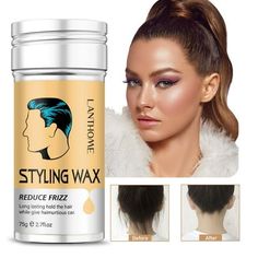 Teissuly Styling Hair Wax Stick Solid Hair Wax Men's Styling Natural Hair Wax Stick 75g Styling Hair Wax Stick Solid Hair Wax Men's Styling Natural Hair Wax Stick 75g Features: This hair wax is the choice for any styling needs. This compact and lightweight wax stick is easy to store and carry, allowing you to easily access your hair It has a faint that can help you easily tidy up messy hair. It is gentle and safe for hair, suitable for all types of hair. It can effectively nourish hair and repai Wax Stick For Hair, Stick For Hair, Styling Natural Hair, Wax Man, Mens Pomade, Hair Wax Stick, Wax Stick, Repair Damaged Hair, Nose Hair Trimmer