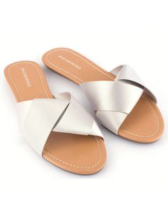 SLIP-ON AND GO ANYWHERE! - With our open-toe slip-on sandals design and a variety of colors to choose from, our womens slip on sandals are perfect for a night out with friends AND that formal work event!
BOLD COMFORT! - Offering a lightly cushioned footbed, wrapped wedge heel, and bold visible contrast stitching - our women slides will have you saying "Goodbye" to your old slip-on sandals in no time!
WHAT ABOUT QUALITY?! - More than just a pair of designer sandals for women, our slip on sandals Chic Slip-on Flip Flops, Elegant Open Toe Slip-ons For Summer, Elegant Summer Slip-ons With Cushioned Footbed, Elegant Slides For The Beach, Elegant Round Toe Slides For Vacation, Elegant Closed Toe Slides For Summer, Elegant Closed Toe Summer Slides, Elegant Round Toe Slip-ons For Summer, Elegant Open Toe Synthetic Slippers