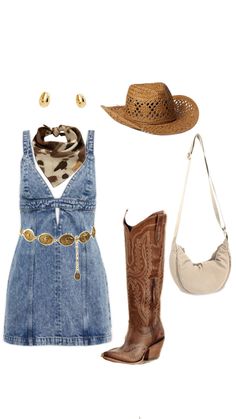 Cowgirl western outfit inspo party outfit ideas boho festival Cowgirl Party Outfit, Outfit Inspo Party, Outfit Ideas Boho, Cowgirl Outfits Party, Party Outfit Ideas, Western Outfit, Concert Fits, Cowgirl Western