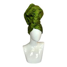 The Twisturban® in silk shantung is super lightweight and easy to shape into an elegant headwrap. This silk Turban is luminous and crisp and incredibly light weight. It doubles as a lovely scarf. It neatly rolls up into a storage sack for holiday travel. Perfect for a garden party or springtime wedding! Spot clean or professional dry clean only  Every Twisturban® is sewn in a solar powered atelier in the Bronx Bright Olive Green, Silk Turban, Springtime Wedding, Headwrap Tutorial, Wedding Spot, Turban Headwrap, Artisan Gift, Rich Girl, Mens Jewelry Bracelet