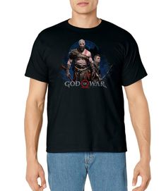 PRICES MAY VARY. Officially licensed God of War T-shirt Lightweight, Classic fit, Double-needle sleeve and bottom hem Walmart Mens Donkey Kong Tee Shirts, Blue Glow, Blue Tshirt, Branded T Shirts, Top Styles, Fashion Branding, T Shirts, T Shirt, Blue