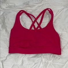 Hot Pink Color Is Most Like 3rd Picture Lululemon Energy Bra, Hot Pink Color, Sports Bras, Women's Intimates, Pink Color, Hot Pink, Sports Bra, Size 2