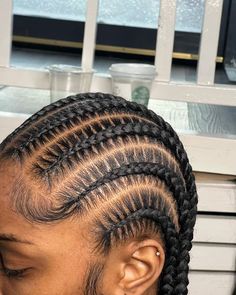 Stitch Braids With Beads, Fulani Braids, Stitch Braids, Braids With Beads, Pretty Braided Hairstyles, Hairstyle Gallery, Wig Making, Goddess Braids