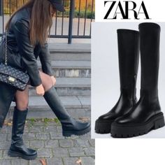 Nwt Loved It, But Ready To Rotate For Something New. Questions? Leave A Comment Below! Zara Packaging, Beige Chelsea Boots, High Heel Combat Boots, Pink Platform Heels, Black Leather Combat Boots, Leather Shoe Laces, Patent Leather Oxfords, Boots Thick, Fabric Boots