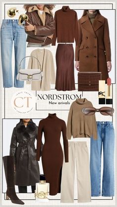 Looking for the perfect outfit to wear this Winter? Nordstrom has everything you need to complete your Winter wardrobe. Follow for more elevated outfit ideas, style guides, and winter shopping tips. Closet Basics, Loungewear Summer, Winter Shopping, Fall Wear, Plaid Coat, Aviator Style, Color Crush, Neutral Outfit, Knit Midi