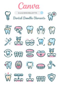 Dental Doodles, Teeth Doodle, Tooth Doodle, Tooth Wallpaper, Dentist Icon, Dental Icon, Dental Hygienist School, Dental Wallpaper, Dental Assistant Study