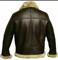 This breathtaking premium RAF jacket is genuine 100% premium leather in Brown color On the outside, it has high-quality leather and on the inside, it has a cozy, smooth, artificial Shearling lining to give you the most comfort in the extreme. You can wear this aviator jacket at any time of any season to style up your look. An aviator jacket is perfect for all seasons. A man looks smart and elegant when it fits a man accordingly, so we have designed a fastening waist belt to adjust the jacket aro Aviator Leather Jacket, Flying Jacket, Winter Leather Jackets, Leather Flight Jacket, Lambskin Jacket, Mens Leather Pants, Mens Fur, Sheep Skin, Lambskin Leather Jacket