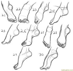 how to draw feet and ankles with the help of an artist's hand drawing lessons,