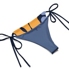 Get summer-ready with this floral string bikini set made from recycled polyester. Features double-layering, UPF 50+ protection, and customizable straps for a stylish and comfortable swim.• Soft and stretchy material with UPF 50+• Sizes up to 6XL• Bikini top comes with removable padding for comfort• Multiple ways to tie and style the bikini set• Eco-friendly recycled fabric Disclaimers: • Due to the 2-layered construction and internal stitching, a visible stitch may appear in the crotch seam of t Adjustable String Swimwear For Sunbathing, Adjustable String Swimwear For Pool, Adjustable Tie-side Tankini For Pool, Blue String Swimwear For Swimming, Adjustable Swimwear For Surfing And Beach Season, Adjustable Swimwear For Surfing During Beach Season, Adjustable Summer Swimwear For Surfing, Blue String Swimwear For Vacation, Adjustable Surfing Swimwear Beachwear