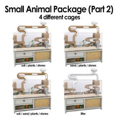 four different stages of the animal package part 2