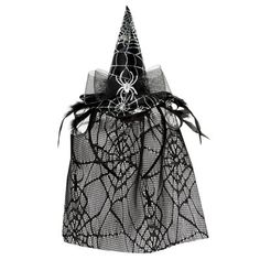 Add a spooky touch to your Halloween costume with this Spider Witch Hat Headband featuring a veil. Perfect for parties or trick-or-treating, this headband is a fun and stylish accessory.: Bungalow Rose | Bungalow Rose Halloween Spider Witch Hat Headband w / Veil in Black | 12" H X 9.75" W X 2.75" D | Wayfair Spooky Black Costume Hats And Headpieces For Halloween, Spooky Adjustable Halloween Costume Accessories, Witchy Adjustable Costume Accessories For Halloween, Adjustable Witchy Halloween Costume Accessories, Gothic Black Mini Hats For Halloween, Black Mini Hats For Halloween Costume Party, Spooky Halloween Costume Hats And Headpieces, Witchy Mini Hats For Halloween Costume Party, Witchy Adjustable Headpiece For Halloween