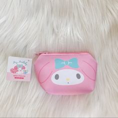 My Melody Mini Pouch, Brand New. Coin Pouch Or You Could Put Chapstick And Headphones In It. Size: H75 X W80 X D50 Please Read Policy Before Buying #Hellokitty #Sanrio #Mymelody #Pouch Light Pink Cute Pink Pouch Coin Purse, Cute Pink Coin Purse With Zipper, Cute Pink Coin Purse For Daily Use, Cute Pink Coin Purse With Zipper Closure, Cute Pink Coin Purse, Cute Pink Coin Purse For Personal Use, Sanrio Mymelody, Sanrio Accessories, Sanrio Pink