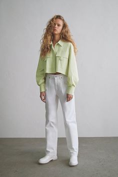 Zara Poplin Shirt, Zara Outlet, Safari Chic, Spring Inspo, Tulle Top, High Rise Wide Leg Jeans, Fashion Diy, Poplin Dress, Winter Trends