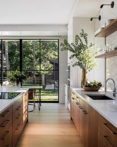 the kitchen is clean and ready for us to use in the day or night time