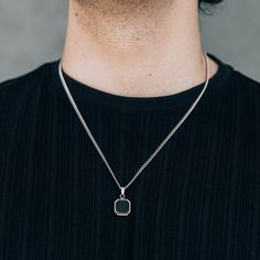 A durable, trendy, and minimalist stainless steel pendant necklace that will not tarnish or rust over time, even when worn in water. 💎Free shipping on all orders💎Waterproof and non-tarnish💎Packaging that is ready to offer as a gift💎Customizable and adjustable chain length The square pendant necklace, a simple and minimalistic necklace This pendant necklace has a simple, minimalistic, and timeless design, which is perfect for your everyday style or to offer as a gift to your boyfriend, cousin Modern Stainless Steel Jewelry With Rectangular Pendant, Modern Black Necklaces For Everyday Use, Black Necklace With Adjustable Chain For Everyday Use, Modern Black Necklace For Everyday Use, Modern Black Necklace For Everyday, Black Stainless Steel Jewelry For Everyday Use, Minimalist Stainless Steel Rectangular Pendant Necklace, Everyday Black Stainless Steel Jewelry, Modern Stainless Steel Square Pendant Necklace