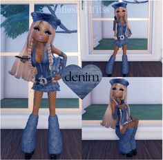 #y2k #denim #dresstoimpress #roblox #inspo Di Jeans And Denim Outfit, Denim Dti Outfits, Dti Roblox Jeans And Denim Theme, New Jeans Dress To Impress, Dti Jeans Denim, Jeans And Denim, Dress To Impress Outfits Roblox Game Theme Jeans And Denim, Denim Dress To Impress