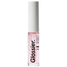 A comfortable lip gloss that leaves lips feeling cushiony and moisturized with a glassy high shine finish without the stickiness.Formulation Type: Lip GlossHighlighted Ingredients: - Gloss-Lock Technology: A mixture of emollients for long-lasting shine.- Jojoba Oil: For smooth and even gloss application.- Vitamin E Acetate: Leaves lips feeling moisturized and cushiony soft.Ingredient Callouts: Free of parabens, formaldehydes, formaldehyde-releasing agents, phthalates, mineral oil, retinyl palmit Glossier Lip Oil, Preppy Lipgloss, Glossier Ultra Lip, Lip Gloss Glossier, Sephora Lip Gloss, Aesthetic Lip Gloss, Clear Lip Oil, Sparkle Lip Gloss, Lip Gloss Sephora