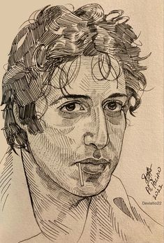 Al Pacino Sketch, Al Pacino, Illustration Painting, Pencil, Actresses, Actors