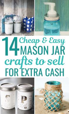 mason jar crafts to sell for extra cash