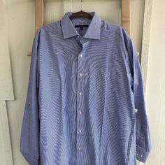 Nwot Condition: New Never Been Worn. Tommy Hilfiger Mens Button Up Shirt Size-L (Neck :16 ½) Sleeves: 34-35 Color-Striped Blue Ls Cotton #18 Material: Cotton Tommy Hilfiger Shirts, Mens Button Up, Color Stripes, Mens Shirt Dress, Button Up Shirt, Shirt Color, Blue Stripes, Dress Shirt, Button Up Shirts