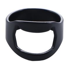 a black ring on a white background