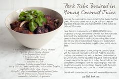 a bowl filled with food sitting on top of a white counter next to a menu