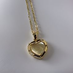 Welcome To Contact Me For Discount Bundles; Proudly Serve From Montana; Fast And Same Business Day Shipping; Only Sell Brand New, 3 Day Delivery; Elegant Nickel-free Heart Necklace, Elegant Gold Heart Necklace Nickel Free, Shell Pendant, Gold Heart, Jewelry Gold, Heart Of Gold, Womens Jewelry Necklace, Montana, Silver Gold