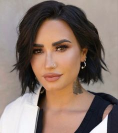 Braun Hair, Demi Lovato Style, Long Bob Hairstyles, Celebrity Wallpapers, Celeb Crushes, Hair Stylist Life