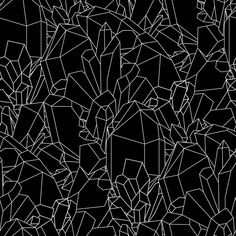 an abstract black and white background with lines in the shape of cubes or triangles