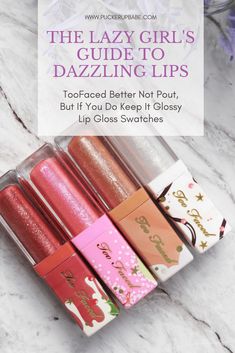 Too Faced You Better Not Pout, But If You Do Keep It Glossy    #makeupaddict #makeuplover #makeupjunkie #instamakeup #lip #cosmetics #lipstick #wakeupandmakeup #lips #puckerupbabe #puckerupbabeofficial #beautyblogger  #lipliner #beauty #makeupslaves #beautyblog #bbloggers #toofacedcosmetics #toofaced #primers #makeupporn #makeupfanatic1 #inssta_makeup #lippiestix #beautybloggers #beautyaddict #crease #beautycommunity #beautytips #beautyjunkie