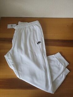 Premium Quality Nike Sportswear Club Fleece White Joggers Women's Mid-Rise Plus Size 1X New, women's Activewear Joggers Women, Nike Sportswear Club Fleece, White Joggers, Women's Activewear, Active Wear Pants, Joggers Womens, Womens Activewear, Nike Sportswear, Mid Rise