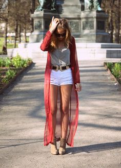 Look Kimono, Sheer Cardigan, Mode Kimono, Dusters, Classy Dress, Kimonos, Perfect Outfit