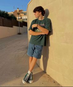 percy jackson outfit visual/inspiration Guys Clothes Aesthetic Summer, Mens Summer Style Street, Guys Jean Shorts Outfit, Cute Guy Outfits Summer, Simple Guy Outfits Summer, Men’s Shorts Outfits 2023, Men’s Jorts Fit, Men's Outfit Inspiration