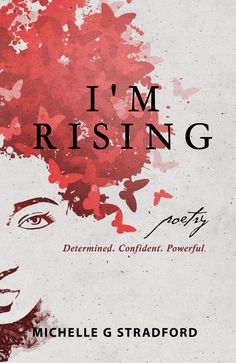 the cover of i'm rising, featuring an image of a woman with butterflies on her head